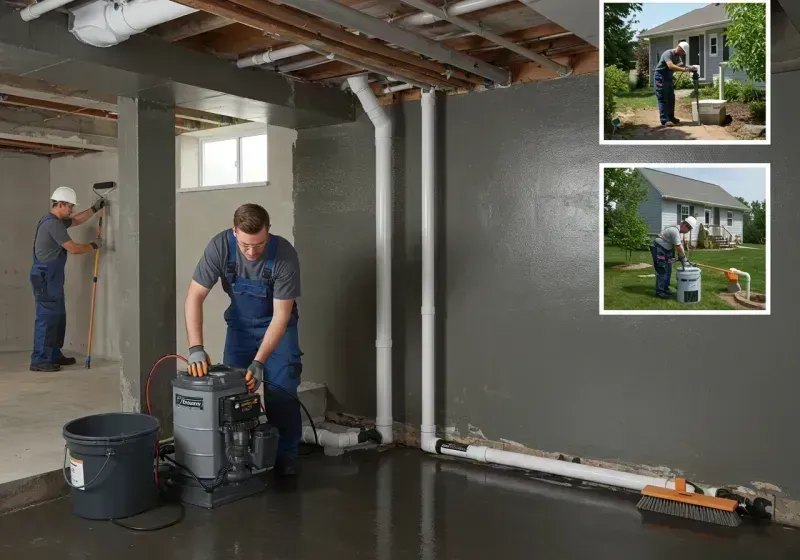 Basement Waterproofing and Flood Prevention process in Pine Hills, CA